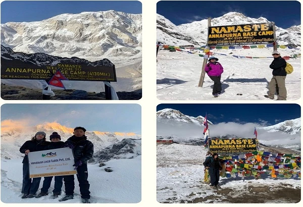 How cold is the Annapurna Base Camp?