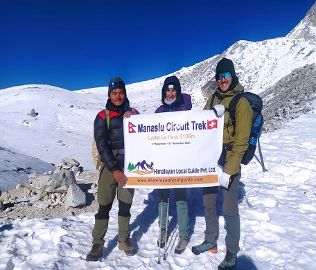 Manaslu Base Camp Trek Route