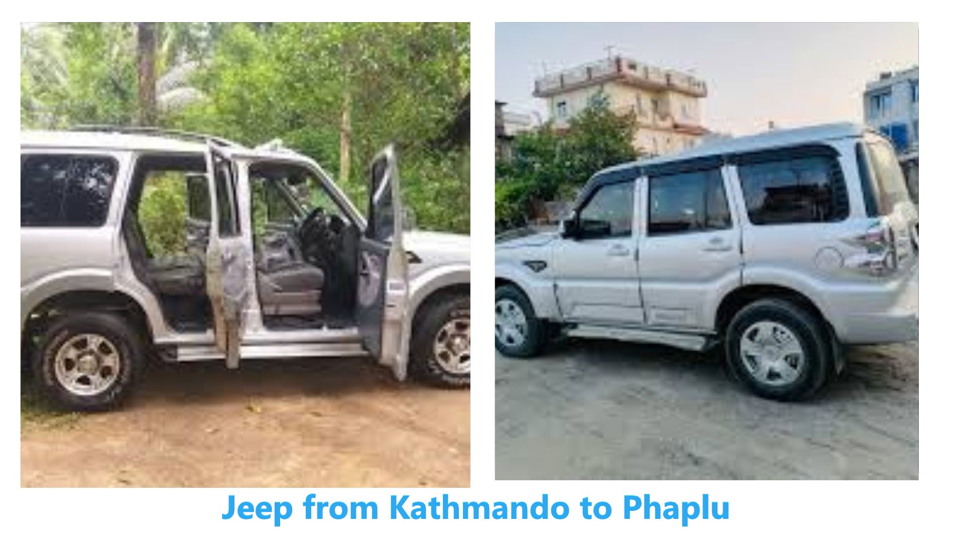 Jeep From Kathmandu to Phaplu